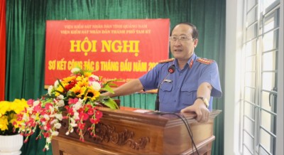 VKSND thành phố Tam Kỳ tổ chức Hội nghị sơ kết công tác 6 tháng đầu năm 2022