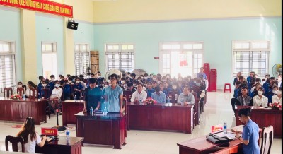 TỔ CHỨC PHIÊN TOÀ GIẢ ĐỊNH VỀ PHÒNG, CHỐNG MA TÚY CHO THANH THIẾU NIÊN, HỌC SINH