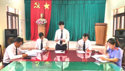 Tham gia phiên họp xét rút ngắn thời gian thử thách án treo và giảm thời hạn chấp hành án phạt cải tạo không giam giữ
