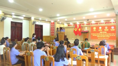 VKSND tỉnh Quảng Nam tổ chức Hội nghị ký kết Quy chế phối hợp của liên ngành Công an, Tòa án nhân dân, Viện kiểm sát nhân dân, Cục Thi hành án dân sự tỉnh Quảng Nam