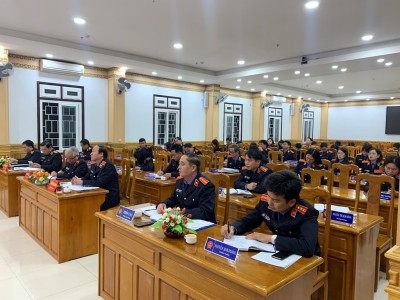 VIỆN KIỂM SÁT NHÂN DÂN TỈNH QUẢNG NAM TỔ CHỨC TRỰC TUYẾN HỘI NGHỊ CHUYÊN ĐỀ NĂM 2023