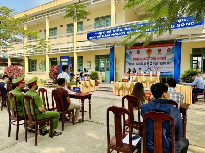 “Phiên tòa giả định” cách làm sáng tạo trong tuyên truyền pháp luật và phòng ngừa tội phạm trong thanh thiếu niên