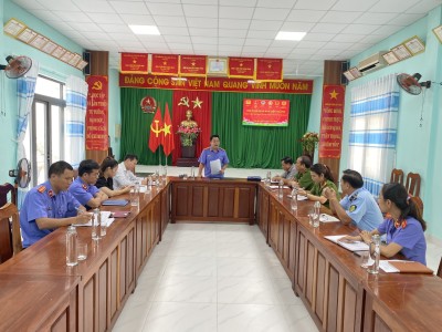 Hội nghị giao ban liên ngành thị xã Điện Bàn trong việc tiếp nhận, giải quyết nguồn tin về tội phạm