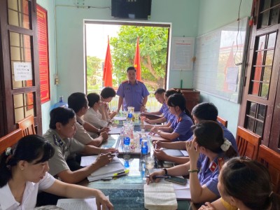 Phúc tra việc thực hiện Kết luận trực tiếp kiểm sát tại Chi cục Thi hành án dân sự thị xã Điện Bàn