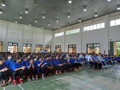 VKSND HUYỆN ĐẠI LỘC PHỐI HỢP TỔ CHỨC PHIÊN TOÀ GIẢ ĐỊNH NHẰM TUYÊN TRUYỀN PHÁP LUẬT VỀ PHÒNG, CHỐNG MA TUÝ CHO ĐOÀN VIÊN, THANH NIÊN
