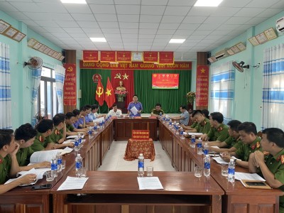 Hội nghị góp ý dự thảo Quy chế phố hợp của liên ngành thị xã Điện Bàn trong việc tiếp nhận, giải quyết nguồn tin về tội phạm