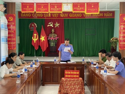 Họp liên ngành tư pháp bàn giải pháp đẩy nhanh tiến độ xử lý vật chứng, các khoản tạm thu còn tồn đọng