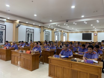 Đảng bộ Viện kiểm sát nhân dân tỉnh Quảng Nam tổ chức Hội nghị quán triệt chuyên đề “Đổi mới sáng tạo, phát huy ý chí tự lực tự cường, khơi dậy khát vọng phát triển tỉnh Quảng Nam theo tư tưởng, đạo đức, phong cách Hồ Chí Minh”.