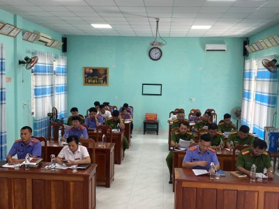 Liên ngành tố tụng thị xã Điện Bàn tổ chức Hội nghị sơ kết công tác phối hợp liên ngành 06 tháng đầu năm 2023