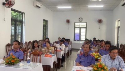 Viện kiểm sát nhân dân thành phố Tam Kỳ tổ chức Hội nghị sơ kết 6 tháng đầu năm 2023
