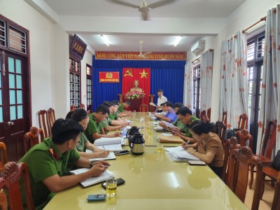 Kiểm tra việc thực hiện Chỉ thị 54 ngày 22/5/2020 của Ban Thường vụ Tỉnh uỷ tại Đảng uỷ Công an huyện Quế Sơn