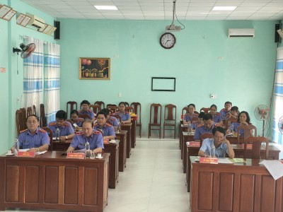 VKSND thị xã Điện Bàn tổ chức Hội nghị công tác 9 tháng năm 2023