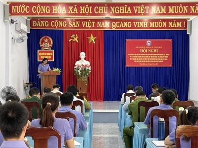 VKSND Thăng Bình chủ trì tổ chức Hội nghị Sơ kết 04 năm thực hiện Quy chế phối hợp