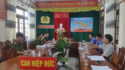 VKSND huyện Hiệp Đức tham gia họp liên ngành  giải quyết nguồn tin về tội phạm