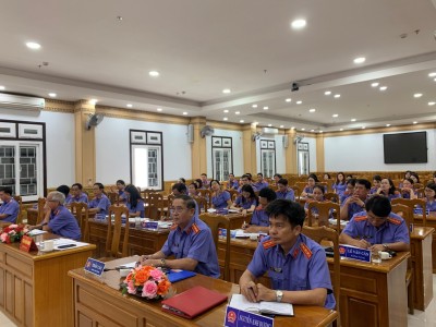 VIỆN KIỂM SÁT NHÂN DÂN TỈNH QUẢNG NAM GIAO BAN TRỰC TUYẾN CÔNG TÁC QUÝ I NĂM 2024