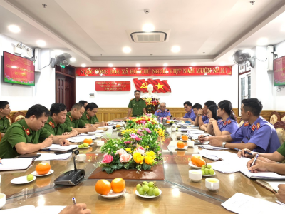 GIAO BAN LIÊN NGÀNH PHÒNG 2 VÀ PC01