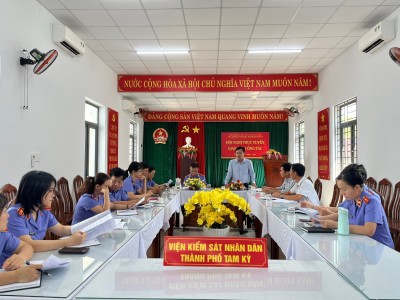 ỦY BAN KIỂM TRA THÀNH ỦY TAM KỲ GIÁM SÁT CHI BỘ VÀ ĐỒNG CHÍ BÍ THƯ CHI BỘ - VIỆN TRƯỞNG VIỆN KIỂM SÁT NHÂN DÂN THÀNH PHỐ TAM KỲ TRONG VIỆC LÃNH ĐẠO, CHỈ ĐẠO VÀ TỔ CHỨC THỰC HIỆN KÊ KHAI TÀI SẢN THU NHẬP