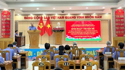 Đảng ủy VKSND tỉnh Quảng Nam tổ chức sinh hoạt chính trị tháng 5/2024