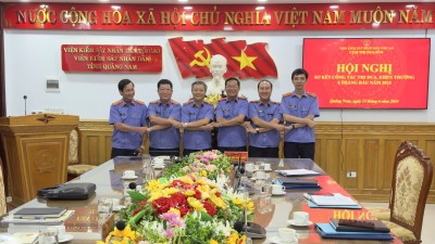 Hội nghị sơ kết công tác thi đua, khen thưởng Cụm thi đua số 8 ngành Kiểm sát nhân dân 6 tháng đầu năm 2024
