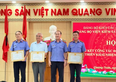 Đảng ủy VKSND tỉnh Quảng Nam tổ chức sơ kết công tác Đảng 6 tháng đầu năm 2024