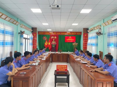 Chi bộ VKSND thị xã Điện Bàn tổ chức trao quyết định chỉ định Phó Bí thư, Chi ủy viên