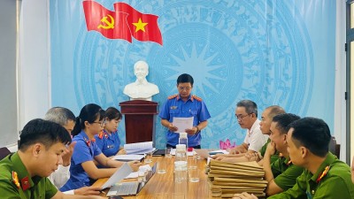 VIỆN KIỂM SÁT NHÂN DÂN THÀNH PHỐ TAM KỲ TIẾN HÀNH CÁC HOẠT ĐỘNG KIỂM SÁT TRONG THÁNG 8 NĂM 2024