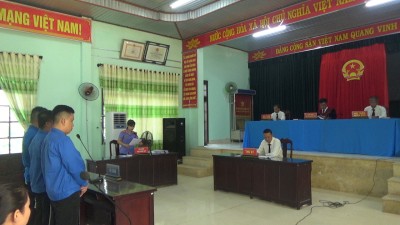 Viện kiểm sát và Toà án nhân dân huyện Thăng Bình phối hợp tổ chức xét xử lưu động phiên toà hình sự