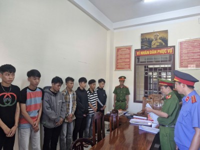 VKSND huyện Hiệp Đức kiểm sát việc thi hành Lệnh bắt bị can để tạm giam của Cơ quan Cảnh sát điều tra Công an huyện