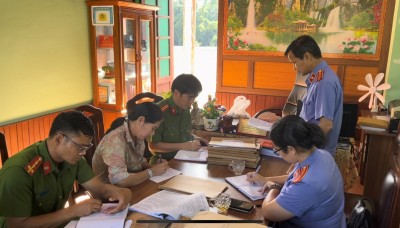 Viện kiểm sát nhân dân huyện Đông Giang trực tiếp kiểm sát công tác thi hành án hình sự tại Cơ quan Thi hành án hình sự Công an huyện Đông Giang năm 2024
