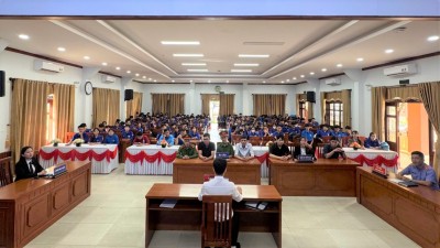 Chi đoàn VKSND tỉnh Quảng Nam phối hợp tổ chức “Phiên tòa giả định” nhân Ngày Pháp luật Việt Nam 09/11