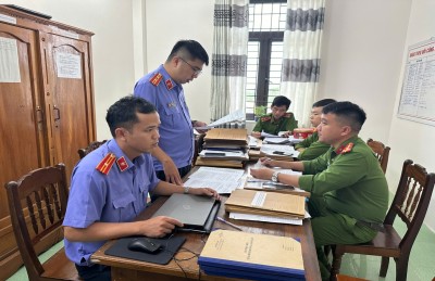 VKSND huyện Bắc Trà My trực tiếp kiểm sát việc tạm giữ, tạm giam và thi hành án hình sự