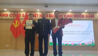 VKSND tỉnh Quảng Nam  thành lập Ban liên lạc hưu trí lâm thời