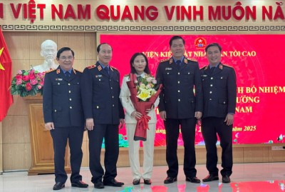 Viện kiểm sát nhân dân tối cao tổ chức Lễ Công bố và trao quyết định bổ nhiệm chức vụ Phó Viện trưởng VKSND tỉnh Quảng Nam