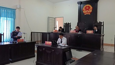 VKSND huyện Nam Giang phối hợp với TAND huyện Nam Giang  tổ chức phiên Tòa rút kinh nghiệm