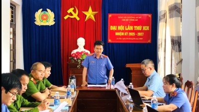 VKSND thành phố Tam Kỳ tiến hành trực tiếp kiểm sát việc thi hành án hình sự và kiểm sát việc tiếp nhận, giải quyết nguồn tin về tội phạm năm 2025 tại Uỷ ban nhân dân, Công an phường trên địa bàn thành phố