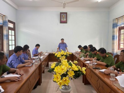 VKSND tỉnh Quảng Nam trực tiếp kiểm sát việc tạm giữ, tạm giam và thi hành án phạt tù.