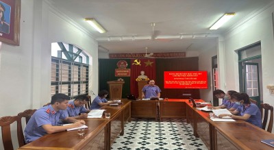 Chi bộ Viện kiểm sát huyện Bắc Trà My sinh hoạt chuyên đề nhân kỷ niệm 135 năm ngày sinh Chủ tịch Hồ Chí Minh (19/5/1890-19/5/2025)