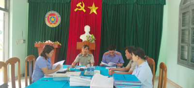 VKSND huyện Nam Trà My kiểm sát trực tiếp công tác thi hành án dân sự
