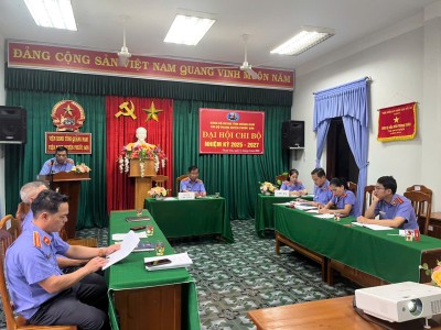 VKSND huyện Phước Sơn tổ chức thành công Đại hội Chi bộ nhiệm kỳ 2025-2027