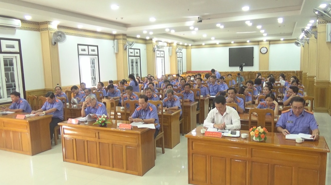 VKSND tỉnh Quảng Nam tổ chức Hội nghị cán bộ chủ chốt Lấy ý kiến tín nhiệm quy hoạch các chức vụ Lãnh đạo VKSND tỉnh Quảng Nam nhiệm kỳ 2026 - 2031