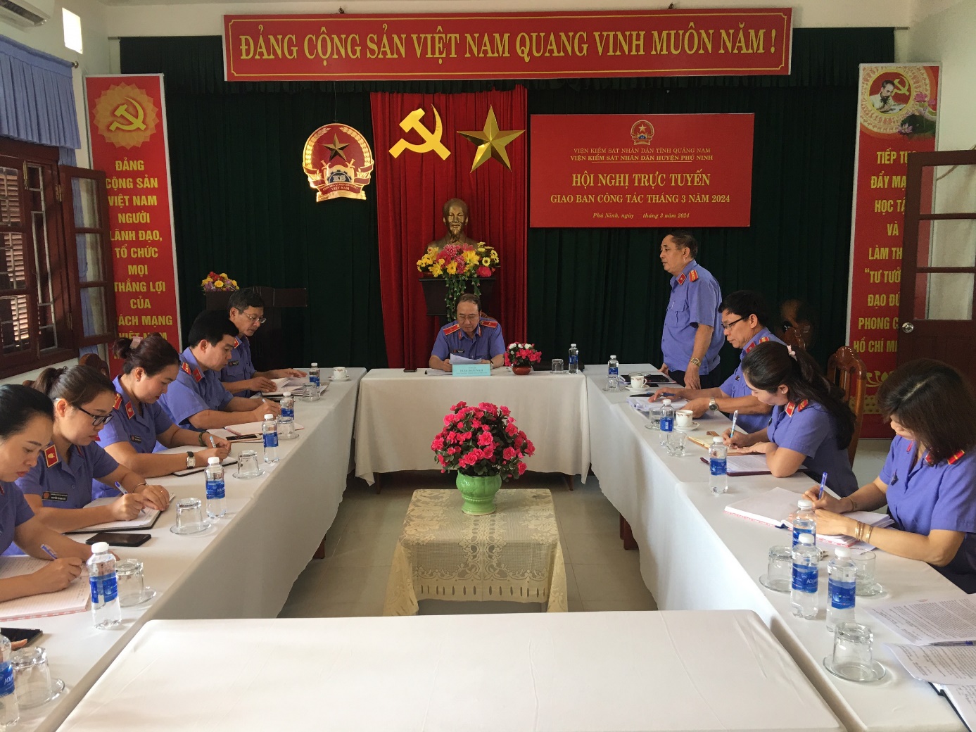 VKSND tỉnh Quảng Nam kiểm tra việc triển khai Kế hoạch công tác năm 2024 đối với VKSND huyện Phú Ninh