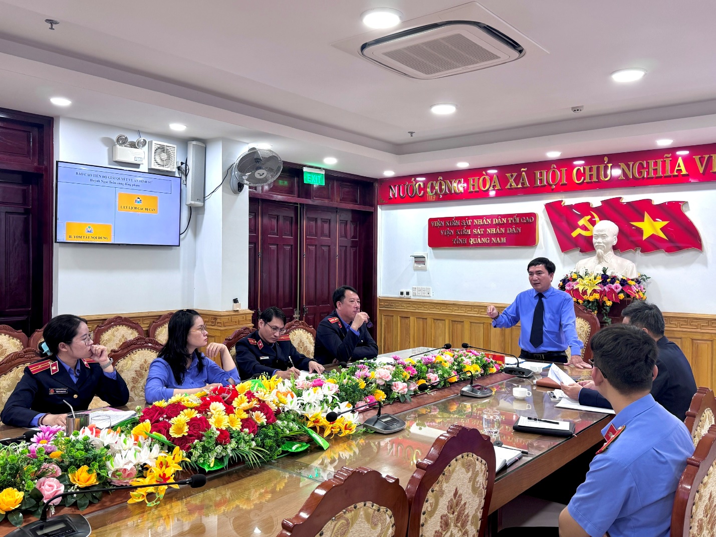 Phòng 2 Viện kiểm sát nhân dân tỉnh Quảng Nam báo cáo án bằng sơ đồ tư duy