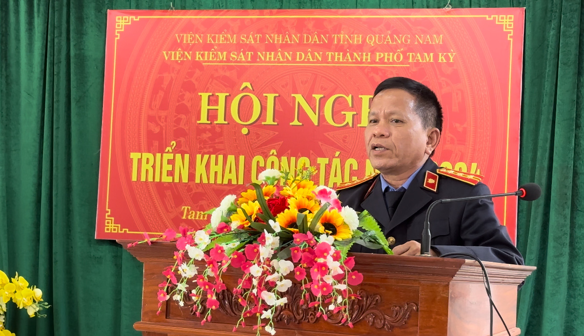 VKSND TP Tam Kỳ tổ chức hội nghị triển khai kế hoạch công tác năm 2025