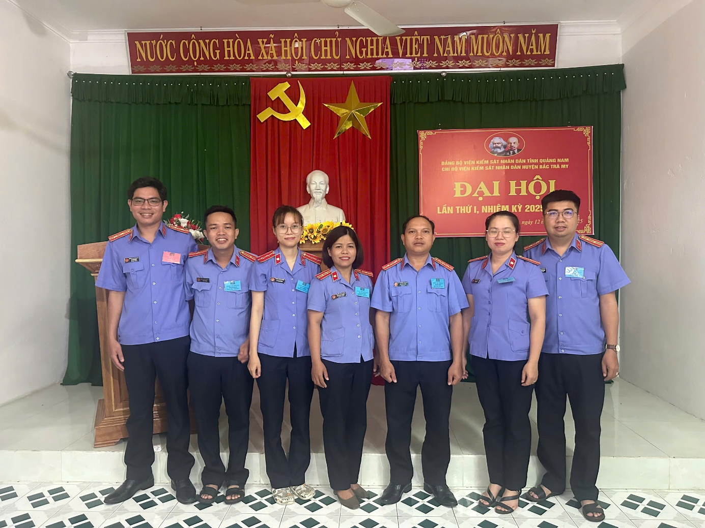 Chi bộ Viện kiểm sát nhân dân huyện Bắc Trà My tổ chức Đại hội Chi bộ, nhiệm kỳ 2025 – 2027